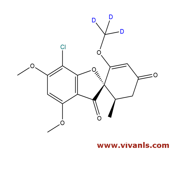 Stable Isotope Labeled Compounds-Griseofulvin-d3-1663664727.png